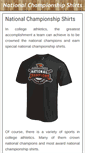 Mobile Screenshot of nationalchampionshipshirts.com