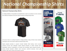 Tablet Screenshot of nationalchampionshipshirts.com
